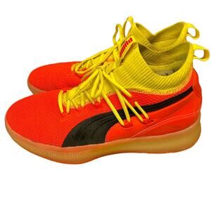 Puma Clyde Court Disrupt Red Blast Men's Sneakers, Size 10